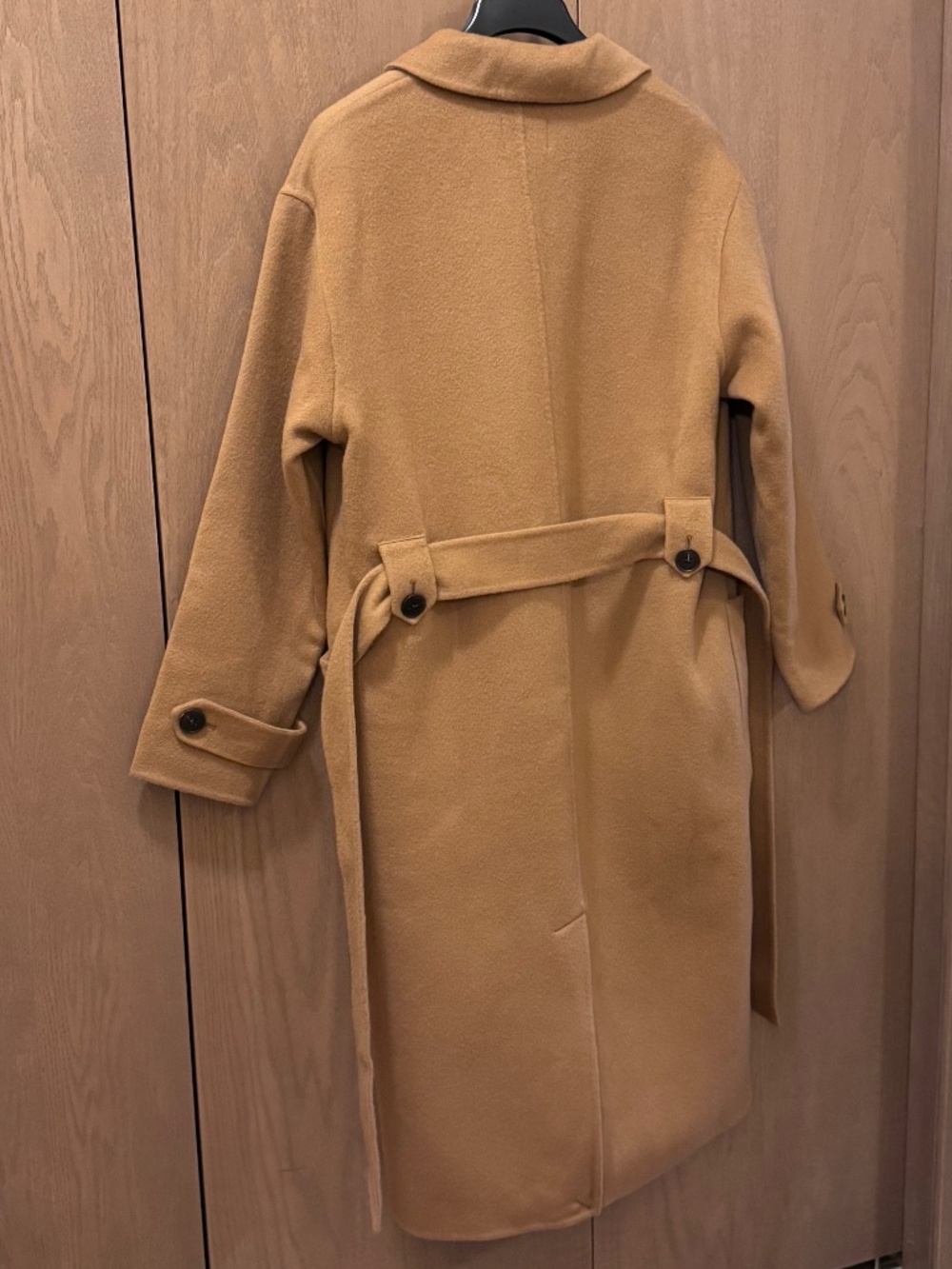 Sezane Mederick Coat Camel - Size 8 - Picture 5 of 12